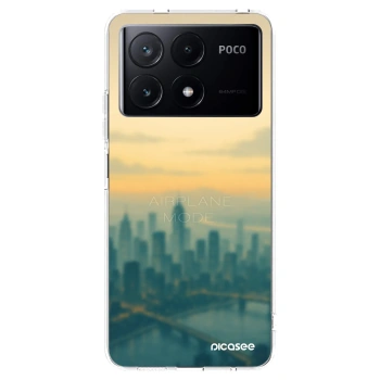 Picasee silikonska prozirna maskica za Xiaomi Poco X6 Pro - Airplane mode