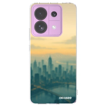 Picasee silikonska prozirna maskica za Xiaomi Redmi Note 13 Pro 5G - Airplane mode