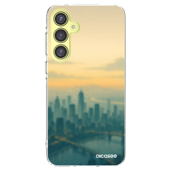 Picasee silikonska prozirna maskica za Samsung Galaxy A35 5G A356B - Airplane mode
