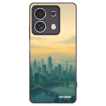Picasee crna silikonska maskica za Xiaomi Redmi Note 13 4G - Airplane mode
