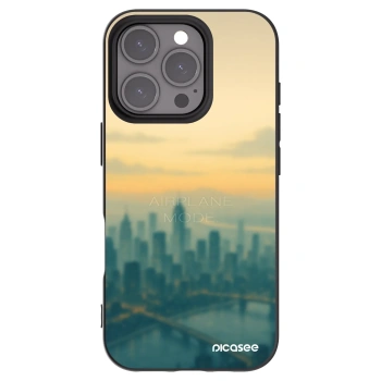 Picasee crna silikonska maskica za Apple iPhone 16 Pro - Airplane mode