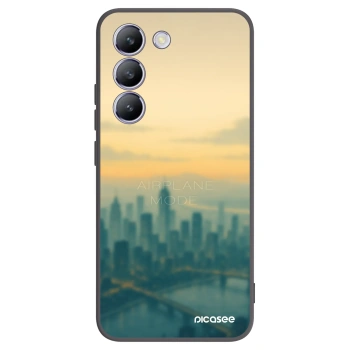 Picasee crna silikonska maskica za Vivo V40 SE 5G - Airplane mode