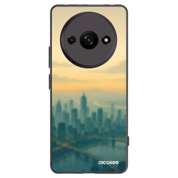 Picasee crna silikonska maskica za Xiaomi Redmi A3 - Airplane mode