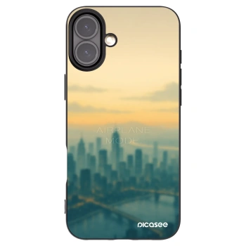 Picasee crna silikonska maskica za Apple iPhone 16 Plus - Airplane mode