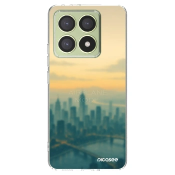 Picasee silikonska prozirna maskica za Xiaomi 14T - Airplane mode