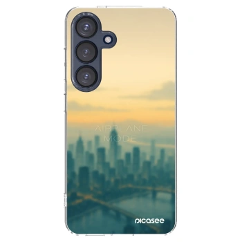 Picasee silikonska prozirna maskica za Samsung Galaxy S25 5G - Airplane mode