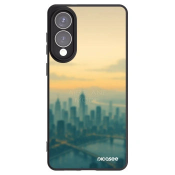 Picasee crna silikonska maskica za Samsung Galaxy S25 Edge 5G - Airplane mode