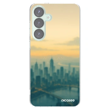 Picasee silikonska prozirna maskica za Samsung Galaxy S25+ 5G - Airplane mode