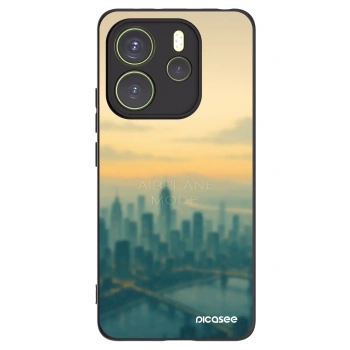Picasee crna silikonska maskica za Xiaomi Redmi Note 14 4G - Airplane mode