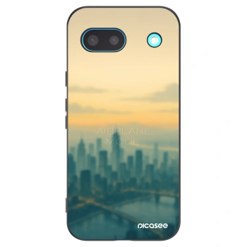 Picasee crna silikonska maskica za Google Pixel 8a - Airplane mode