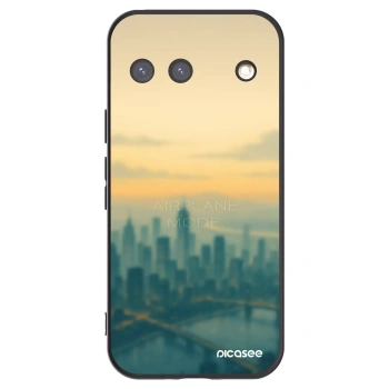 Picasee crna silikonska maskica za Google Pixel 9 - Airplane mode