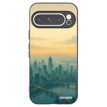 Picasee crna silikonska maskica za Google Pixel 9 Pro - Airplane mode