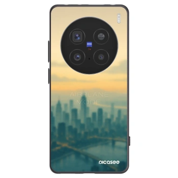 Picasee crna silikonska maskica za Vivo X200 Pro - Airplane mode