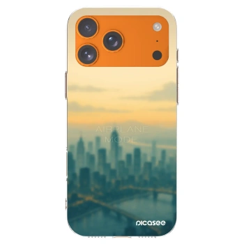 Picasee silikonska prozirna maskica za Apple iPhone 17 Pro Max - Airplane mode