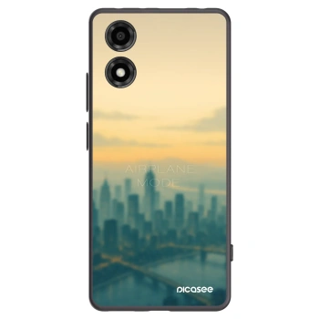 Picasee crna silikonska maskica za Motorola Moto E14 - Airplane mode