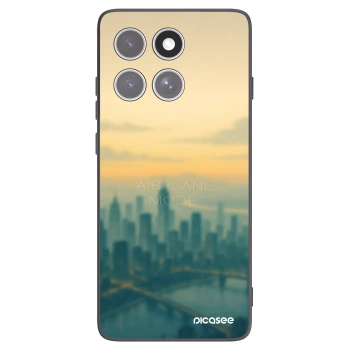 Picasee crna silikonska maskica za Motorola Edge 60 Fusion - Airplane mode