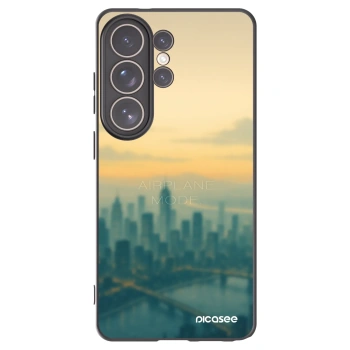 Picasee crna silikonska maskica za Samsung Galaxy S26 Ultra - Airplane mode