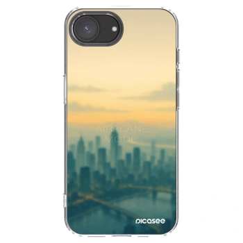 Picasee silikonska prozirna maskica za Apple iPhone 17e - Airplane mode