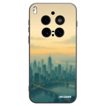 Picasee crna silikonska maskica za Vivo X300 Pro - Airplane mode