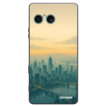 Picasee crna silikonska maskica za Sony Xperia 10 VII - Airplane mode
