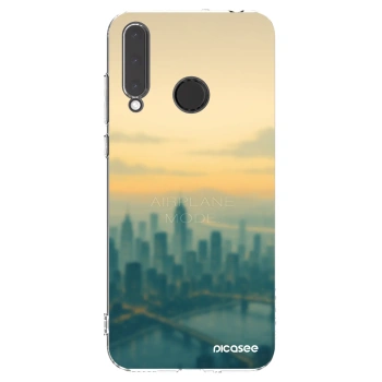 Picasee silikonska prozirna maskica za Honor 20 Lite - Airplane mode