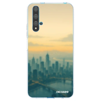 Picasee silikonska prozirna maskica za Huawei Nova 5T - Airplane mode