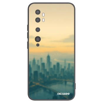 Picasee crna silikonska maskica za Xiaomi Mi Note 10 (Pro) - Airplane mode