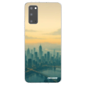 Picasee silikonska prozirna maskica za Samsung Galaxy S20 G980F - Airplane mode