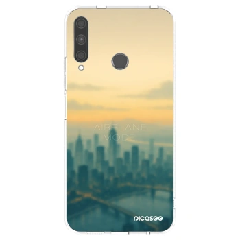 Picasee silikonska prozirna maskica za Huawei P40 Lite E - Airplane mode