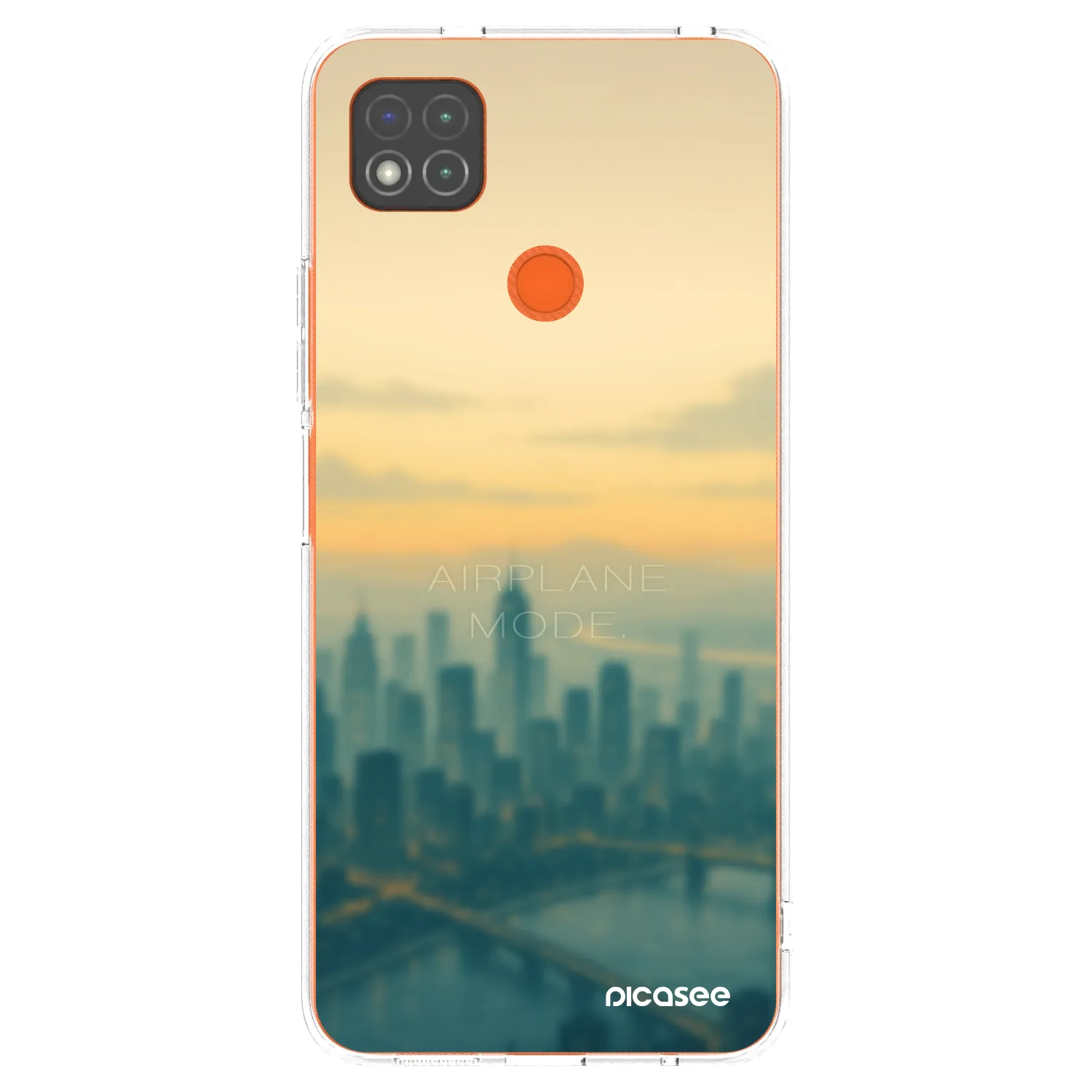 Picasee silikonska prozirna maskica za Xiaomi Redmi 9C - Airplane mode