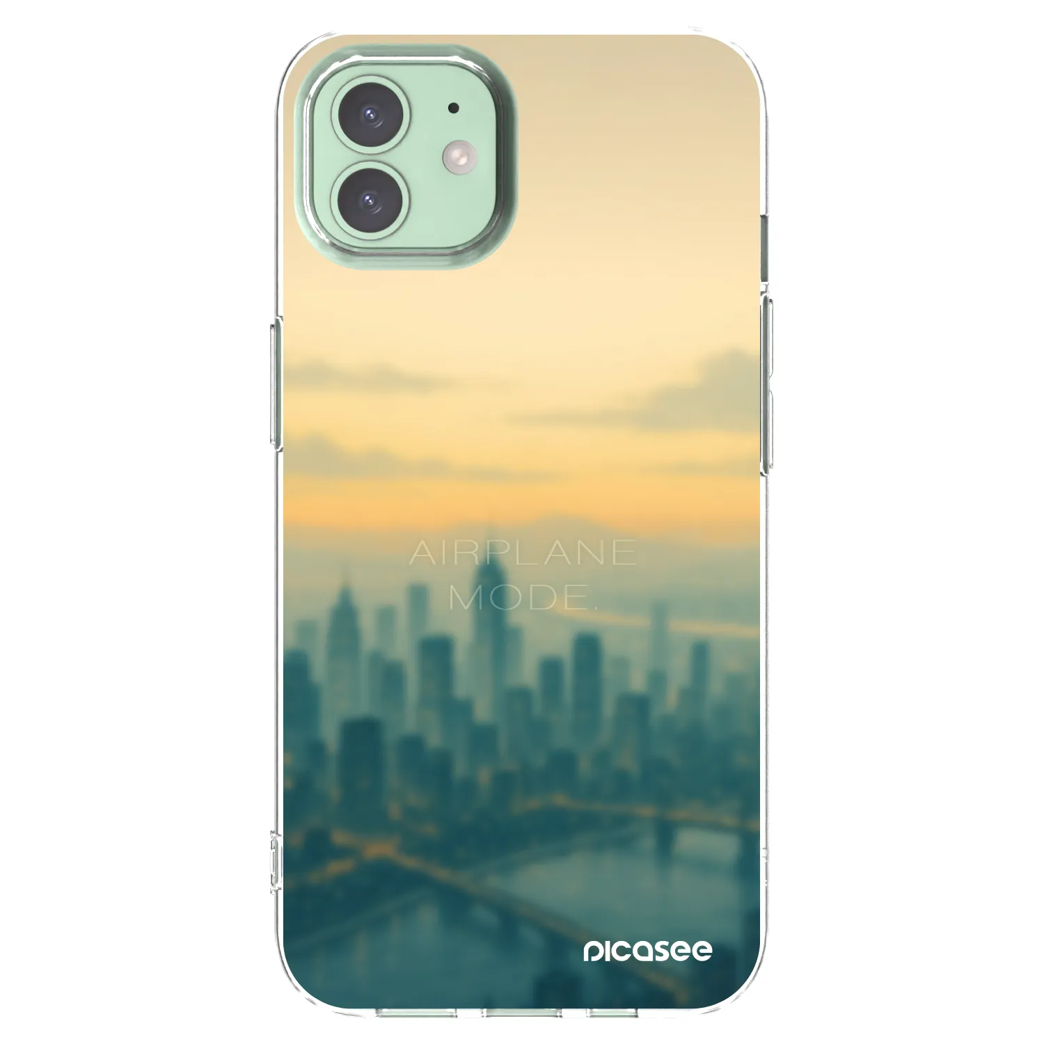 Picasee silikonska prozirna maskica za Apple iPhone 12 Pro - Airplane mode