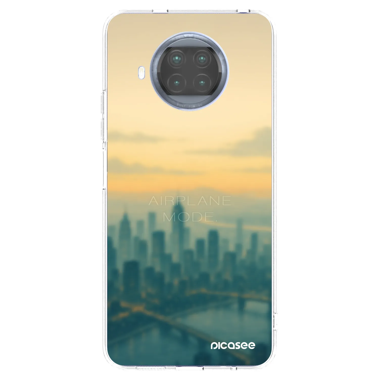 Picasee silikonska prozirna maskica za Xiaomi Mi 10T Lite - Airplane mode