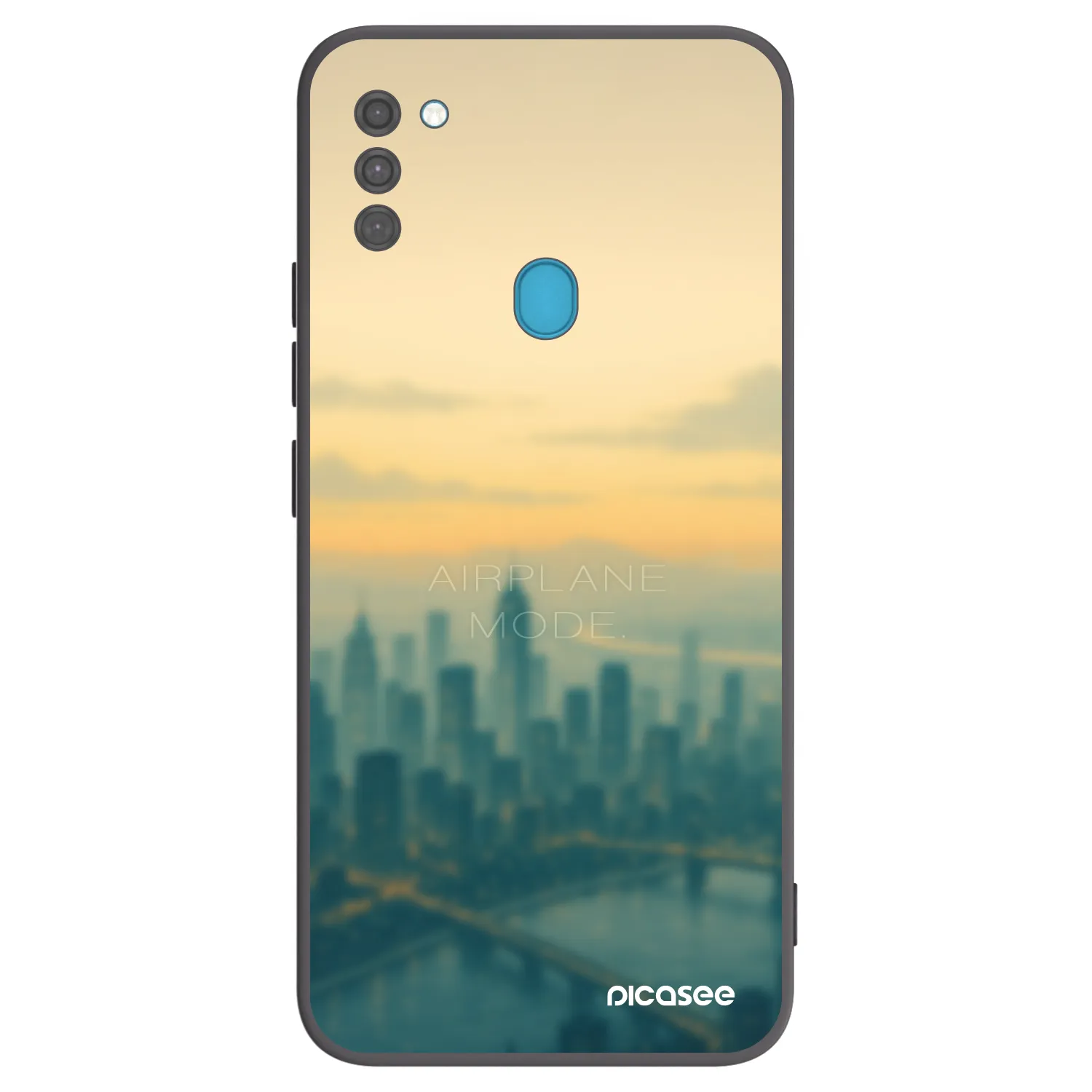 Picasee crna silikonska maskica za Samsung Galaxy M11 - Airplane mode