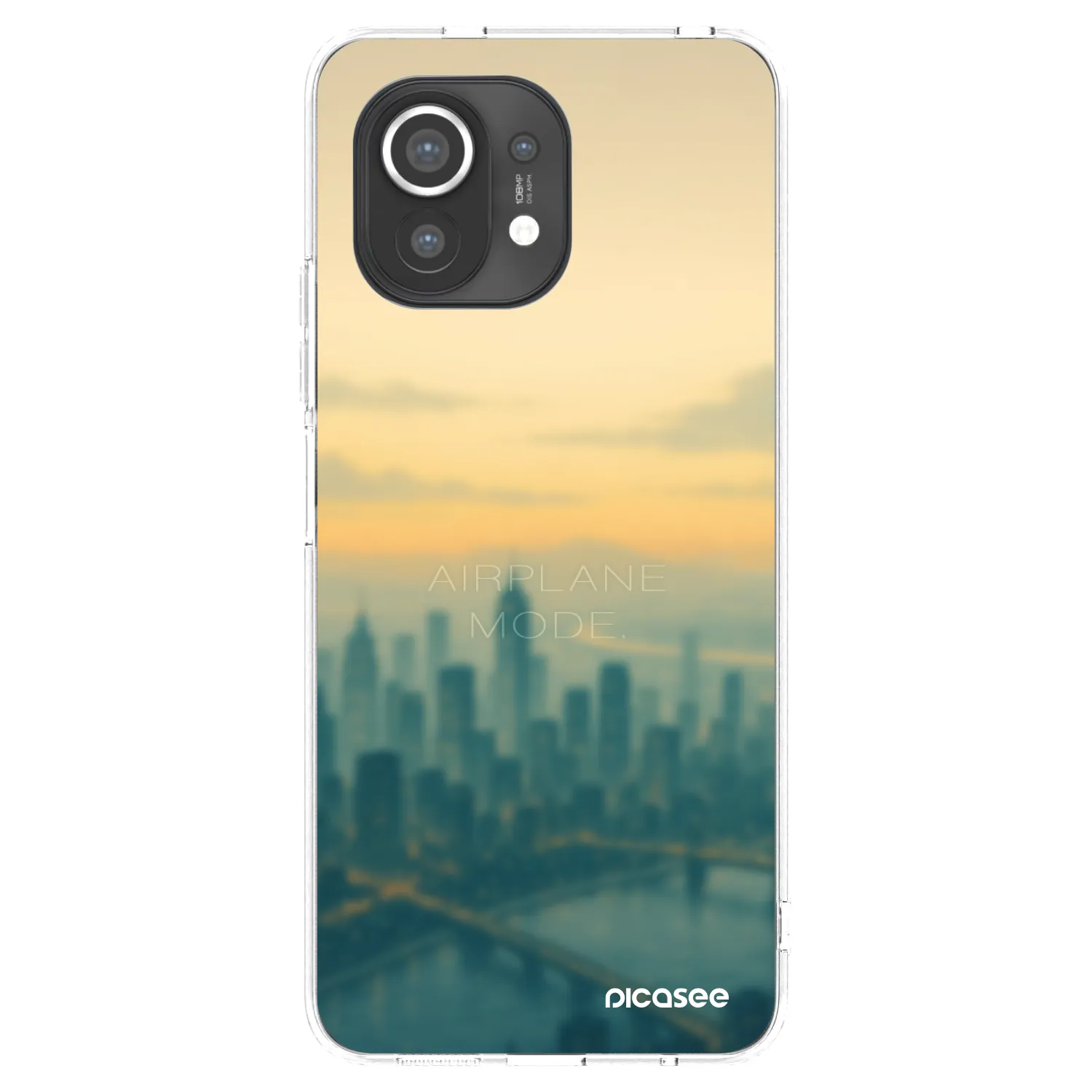 Picasee silikonska prozirna maskica za Xiaomi Mi 11 - Airplane mode