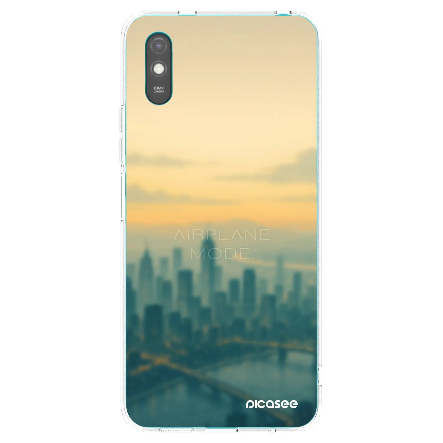 Picasee silikonska prozirna maskica za Xiaomi Redmi 9AT - Airplane mode