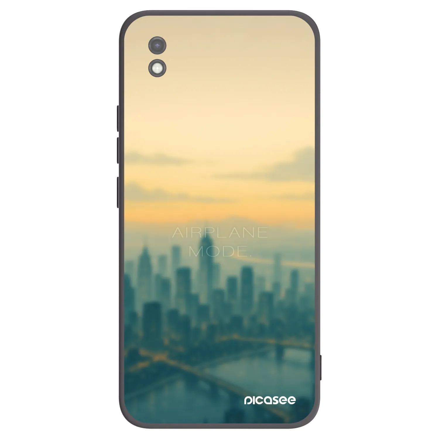 Picasee crna silikonska maskica za Xiaomi Redmi 9AT - Airplane mode