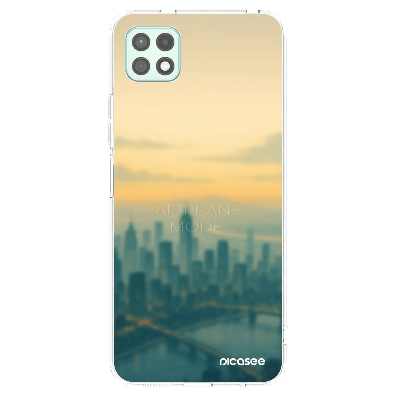 Picasee silikonska prozirna maskica za Samsung Galaxy A22 A226B 5G - Airplane mode