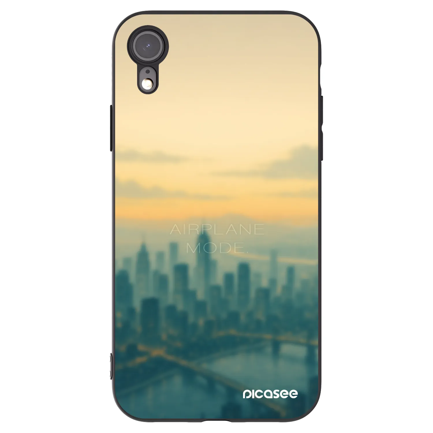 Picasee crna silikonska maskica za Apple iPhone 6 Plus/6S Plus - Airplane mode