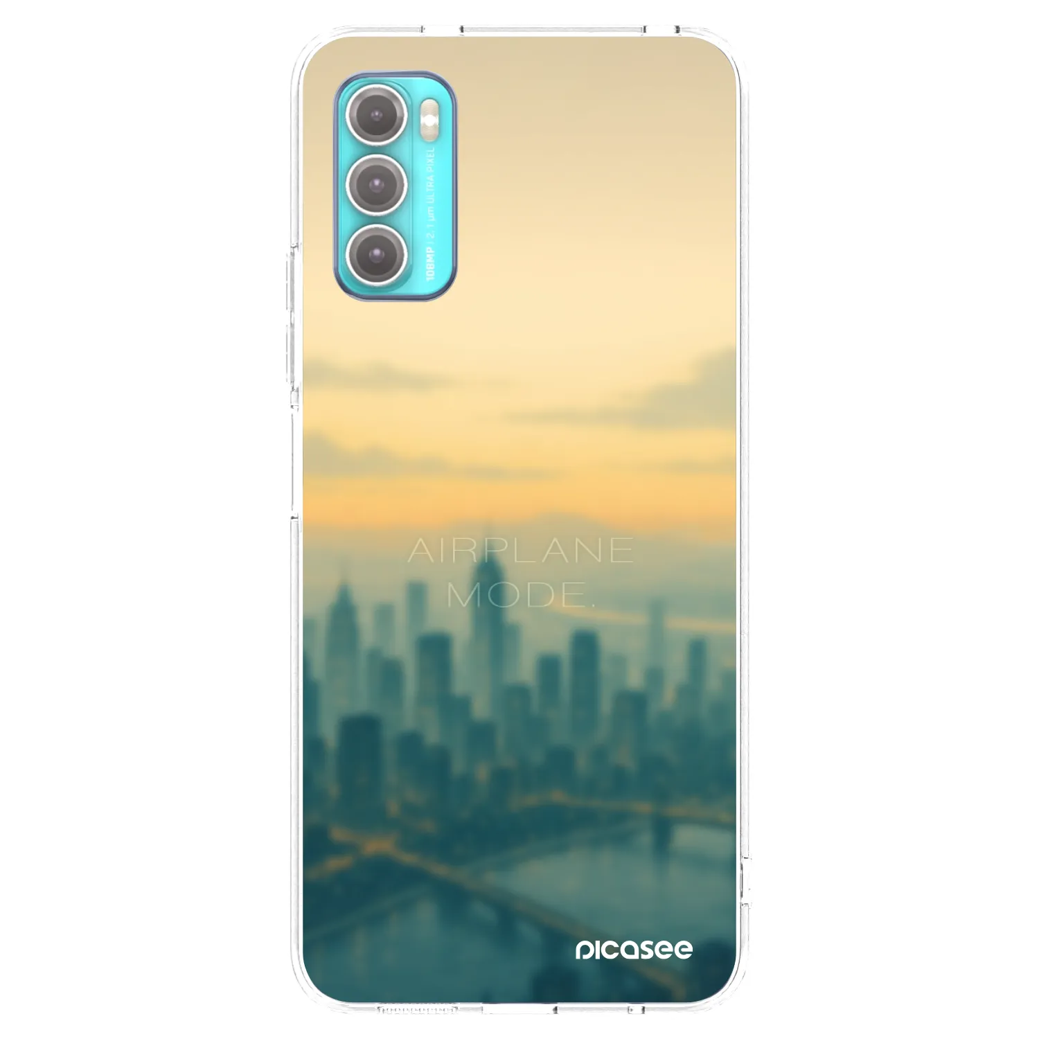 Picasee silikonska prozirna maskica za Motorola Moto G60 - Airplane mode