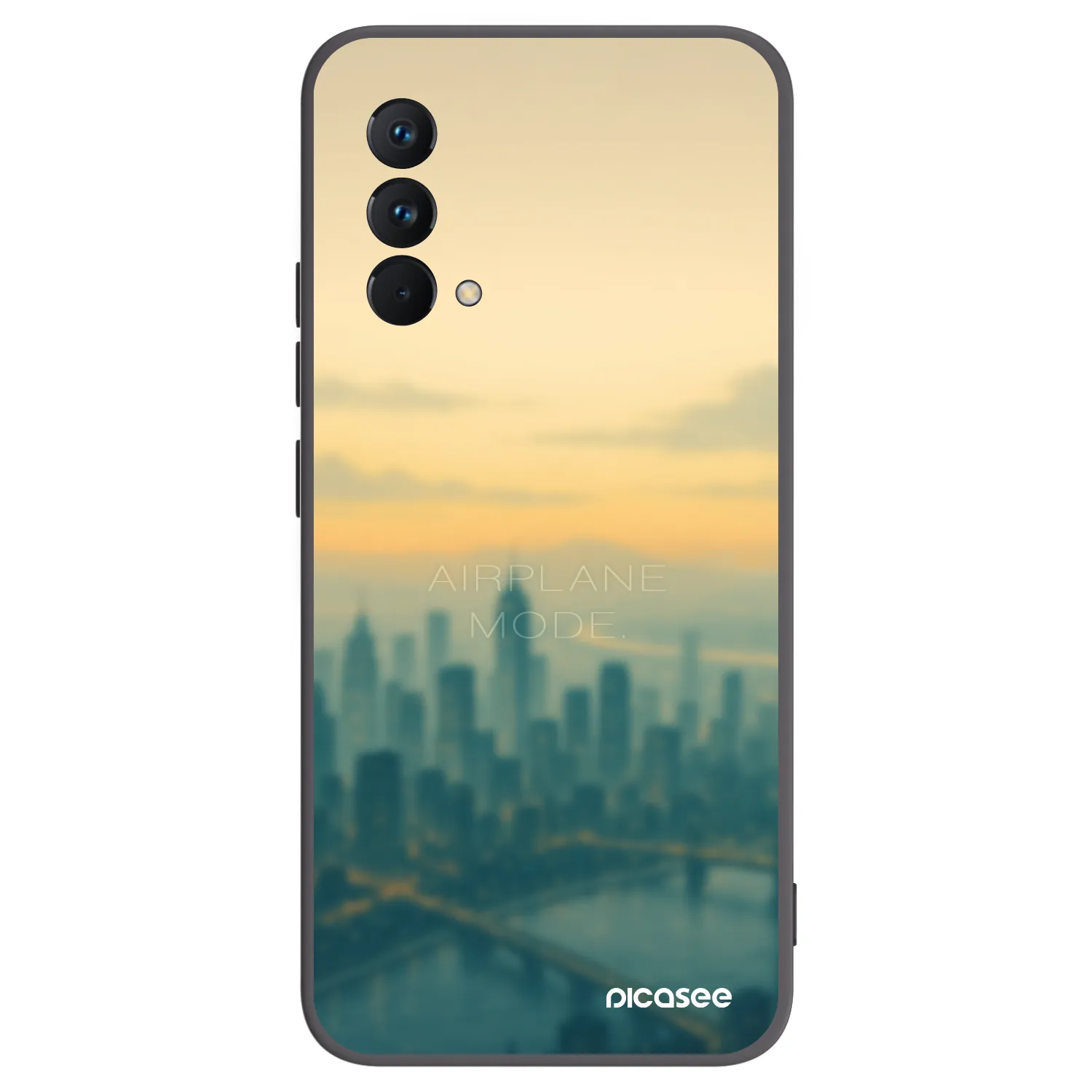 Picasee crna silikonska maskica za Realme GT Master Edition 5G - Airplane mode