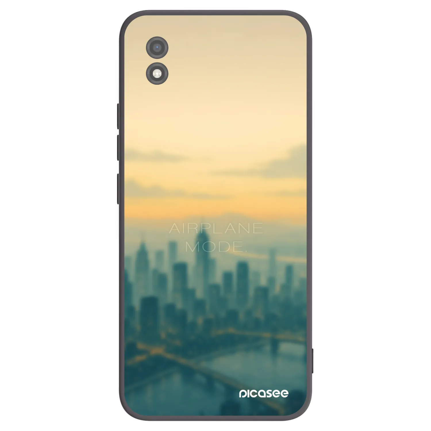 Picasee crna silikonska maskica za Realme C11 (2021) - Airplane mode