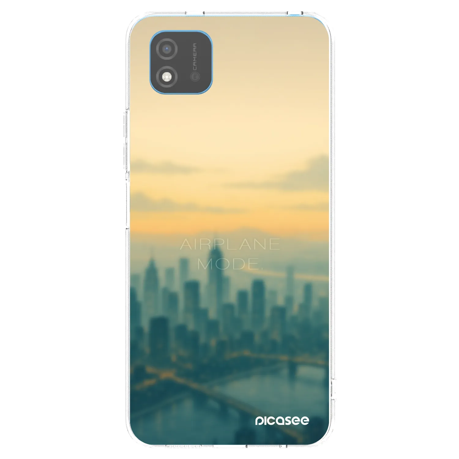 Picasee silikonska prozirna maskica za Realme C11 (2021) - Airplane mode