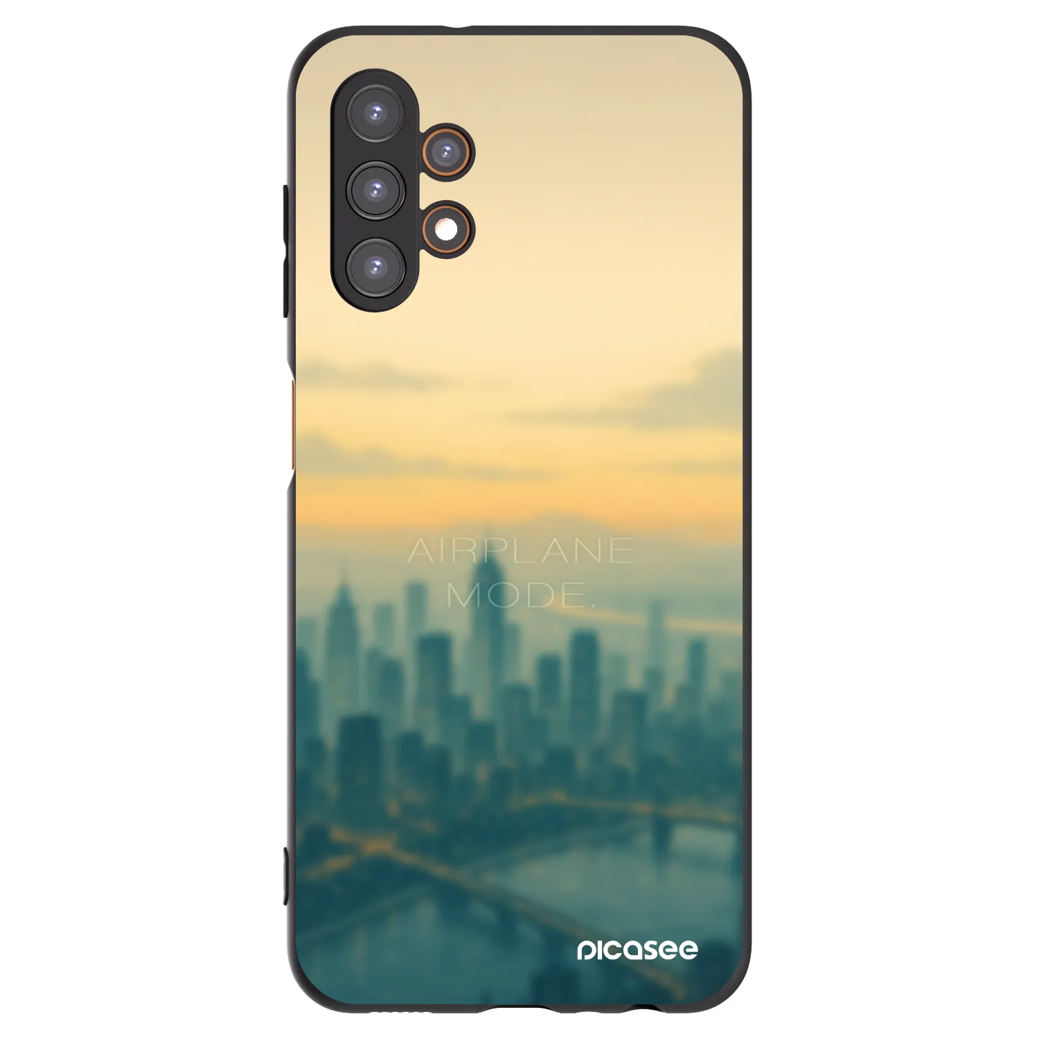 Picasee crna silikonska maskica za Samsung Galaxy A13 4G A135 - Airplane mode