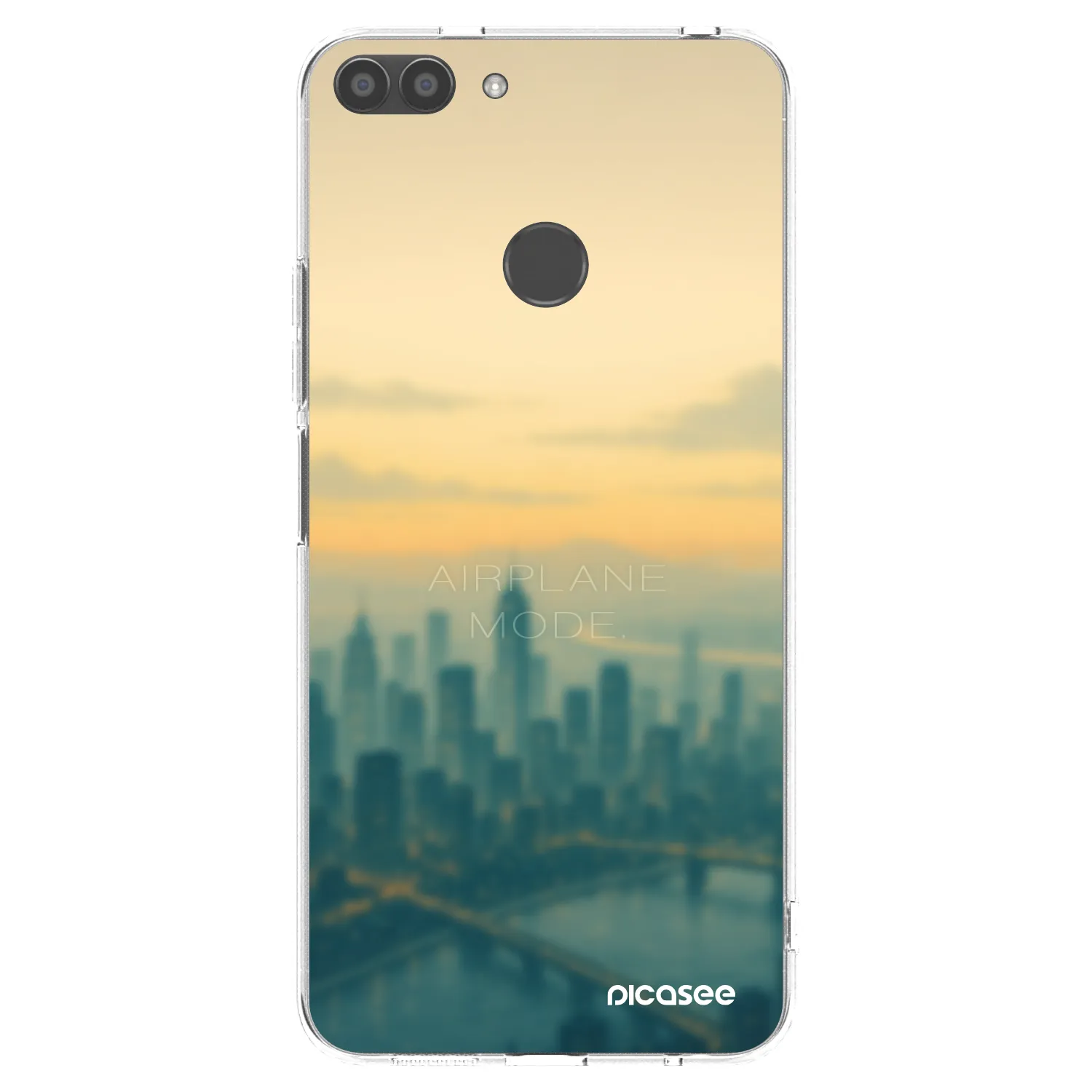 Picasee silikonska prozirna maskica za Huawei P Smart - Airplane mode