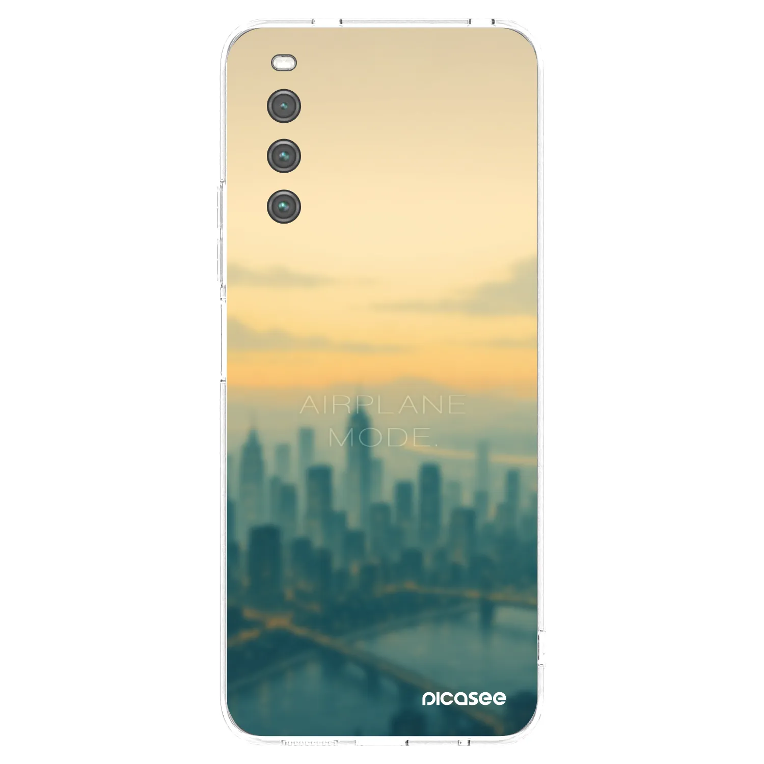 Picasee silikonska prozirna maskica za Sony Xperia 10 IV 5G - Airplane mode