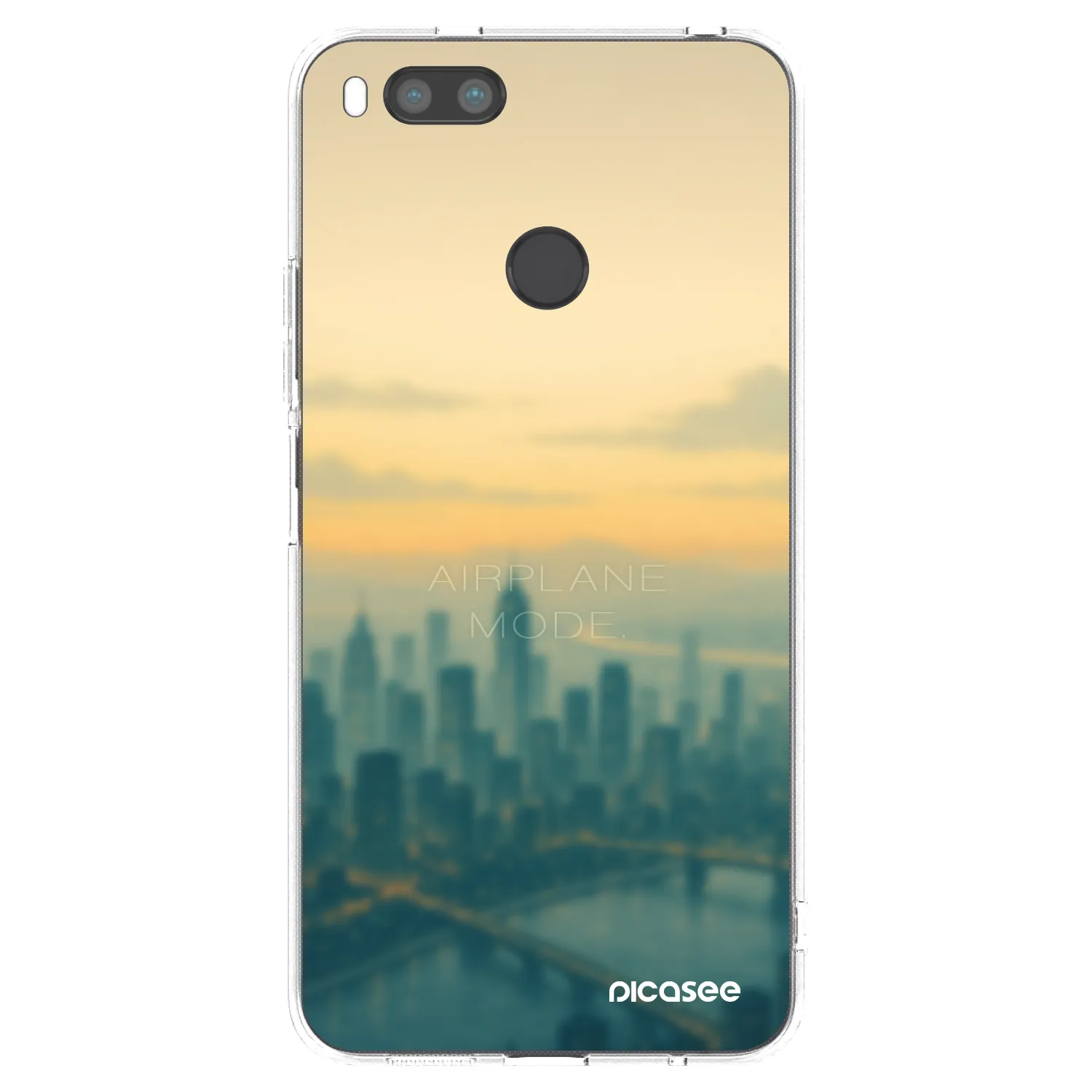 Picasee silikonska prozirna maskica za Xiaomi Redmi A1 - Airplane mode