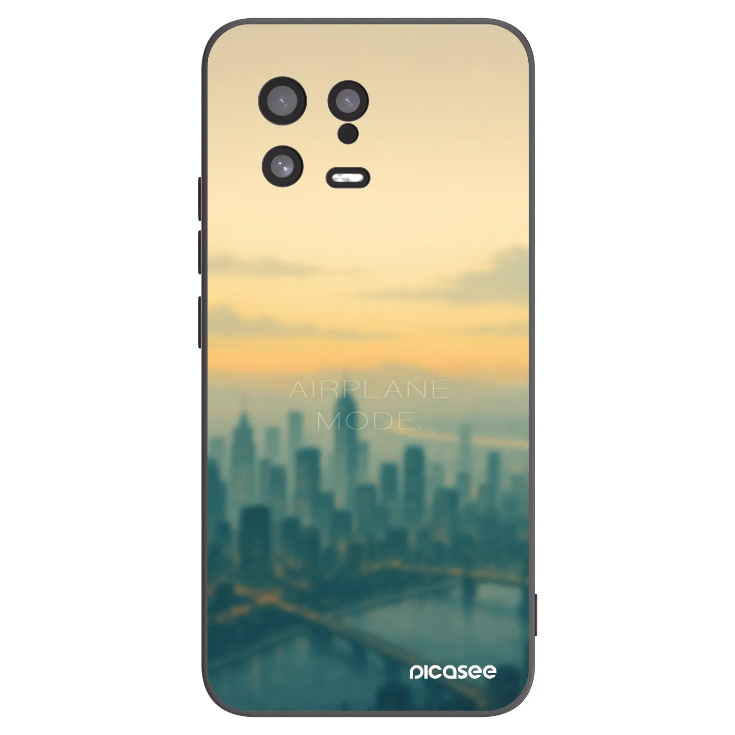 Picasee crna silikonska maskica za Xiaomi 13 - Airplane mode