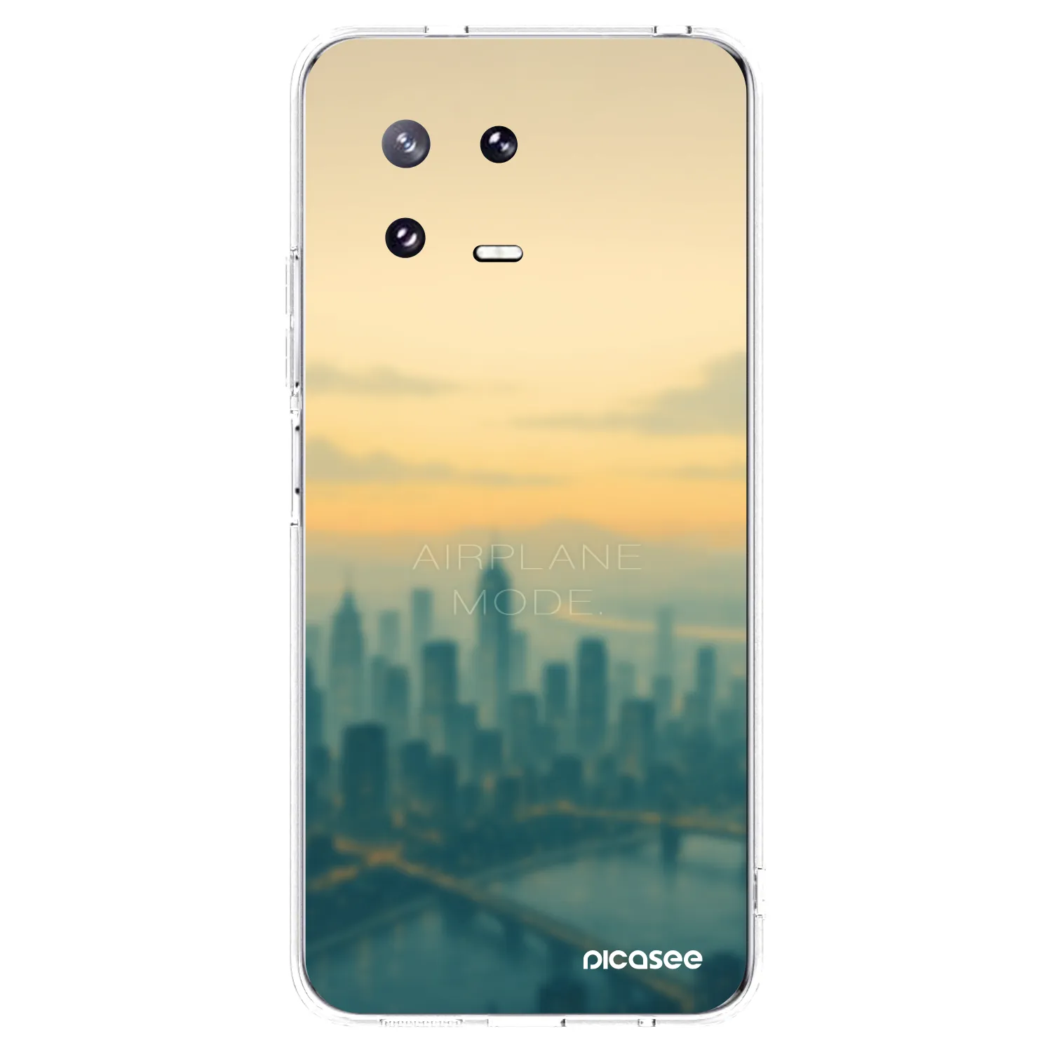 Picasee silikonska prozirna maskica za Xiaomi 13 Pro - Airplane mode