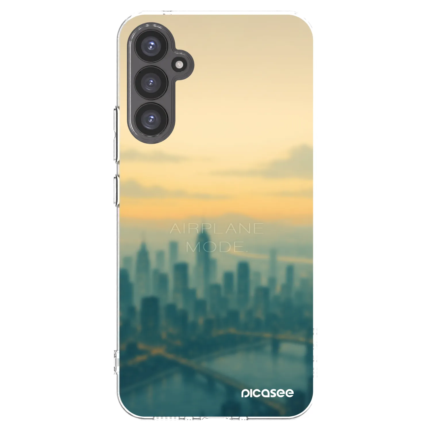 Picasee silikonska prozirna maskica za Samsung Galaxy A34 5G A346B - Airplane mode