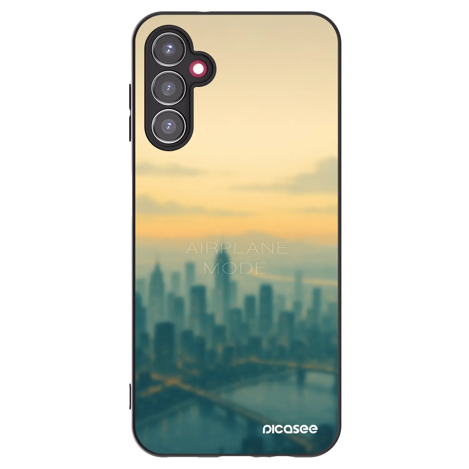 Picasee crna silikonska maskica za Samsung Galaxy A14 4G A145R - Airplane mode